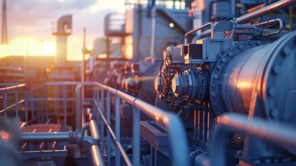 Close up of Industrial Site